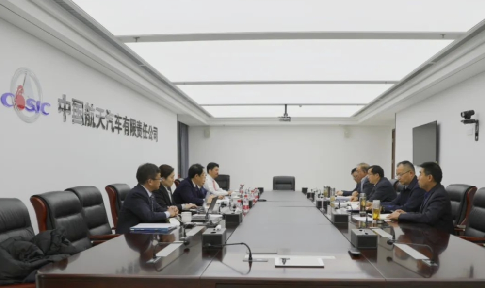 日本三菱汽车到访中国航天汽车，将进一步加强合作