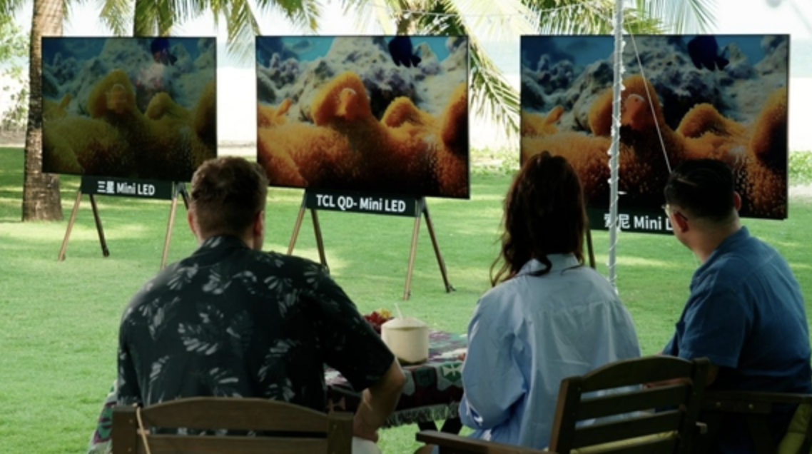 中日韩顶级Mini LED电视探索西沙秘境，谁赢了？