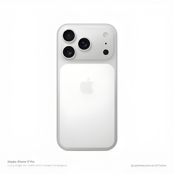 iPhone 17 Pro最新渲染图曝光：双色后盖设计又没了？