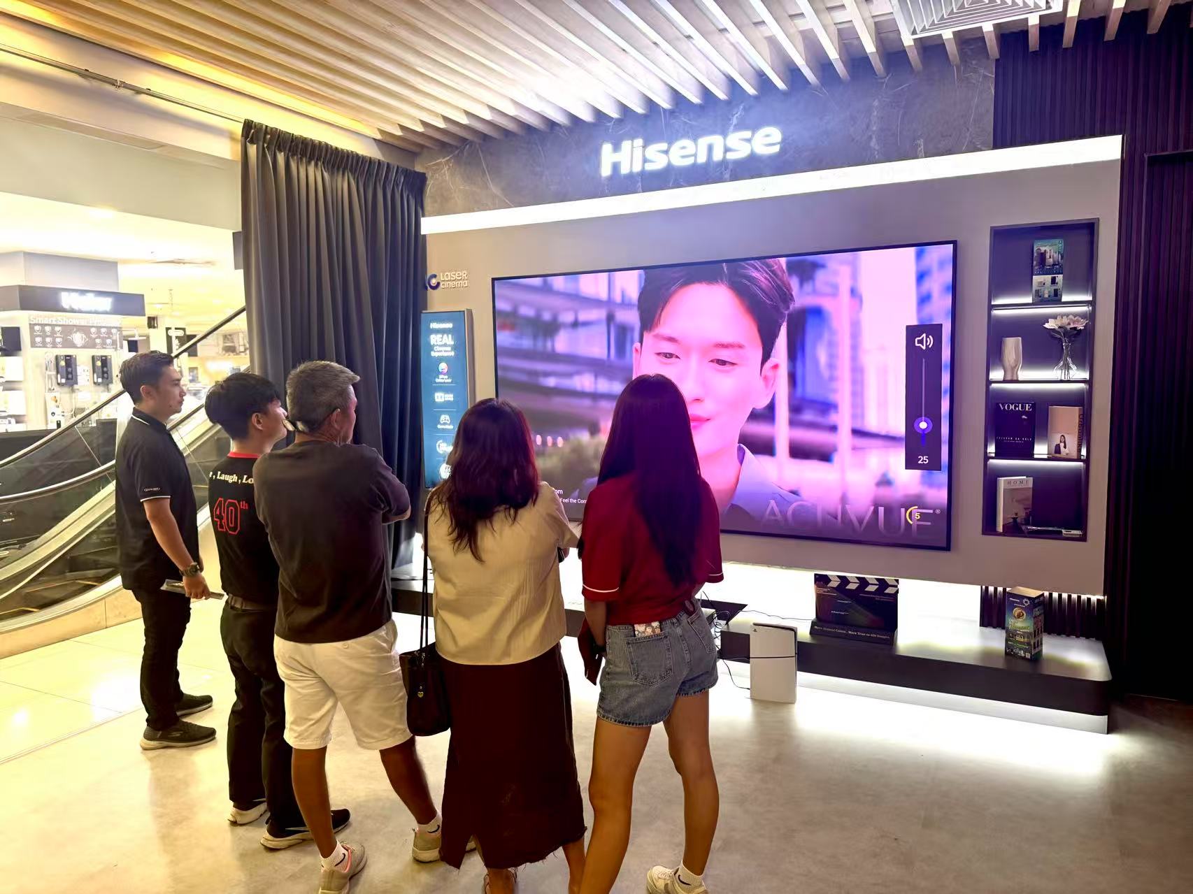 比电影院还震撼？到马来西亚海信激光电视体验店寻找最佳答案