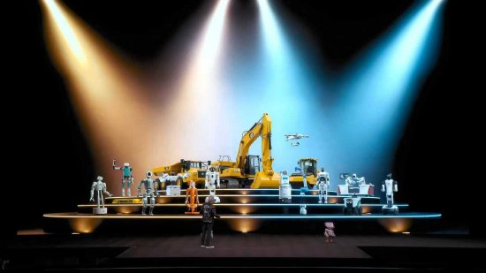 机器人军团亮相！黄仁勋展示星球大战同款机器人